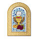 Gastgeschenk Andenken an die Erstkommunion Heiliger Geiste und seine Gaben, 14x9,5 cm s1