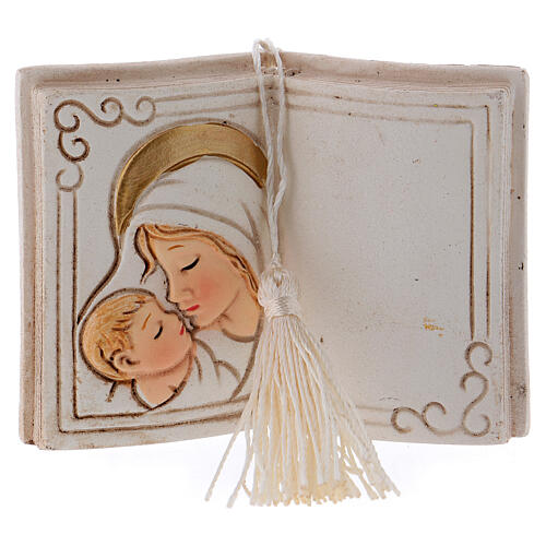 Gastgeschenk Madonna und Jesuskind in Buchform, 7 cm 1