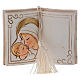 Book-shaped party favour with Virgin Mary and Baby Jesus 7 cm s1