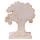 Tree-shaped party favour with book and girl in resin 7 cm s3