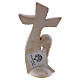 Stylised cross with praying girl 10 cm s3