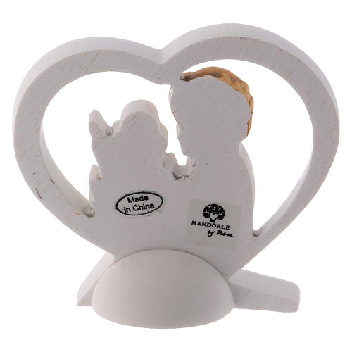 Heart-shaped party favour with boy 6 cm 2