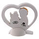 Heart-shaped party favour with boy 6 cm s2