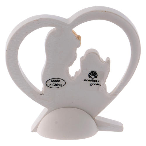 Heart-shaped party favour with girl 6 cm 2
