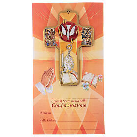Andenken an das Sakrament der Konfirmation Italienisch, 22x12 cm
