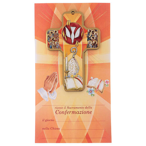 Andenken an das Sakrament der Konfirmation Italienisch, 22x12 cm 1