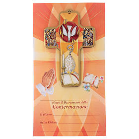 Ricordo dei sacramenti cresima ITALIANO 22x12 cm