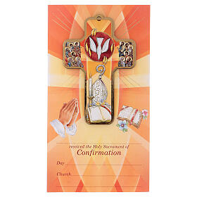 Sacrament souvenir Confirmation ENG 8.7x4.7 in