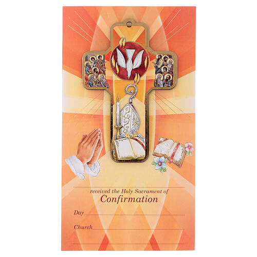 Sacrament souvenir Confirmation ENG 8.7x4.7 in 1