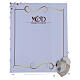 Photo frame, stylised Holy Family, silver laminate, 25x20 cm s1