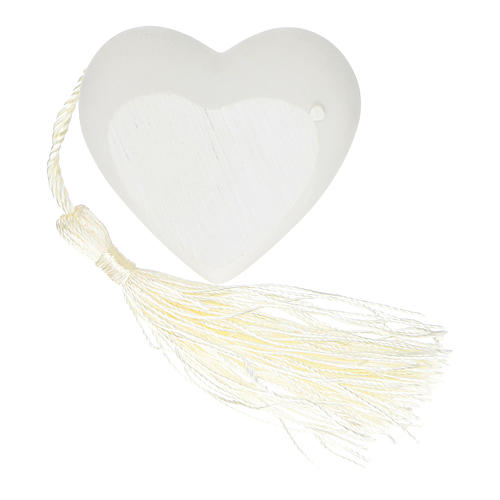 Bonbonnière coeur Confirmation couleur argent 5 cm 2