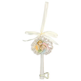 Dicas de Presentes e Lembrancinhas: Lembrancinha chave Sagrada Família resina 10 cm