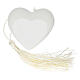 Heart Holy Communion ornament silver-colored 2 in s2