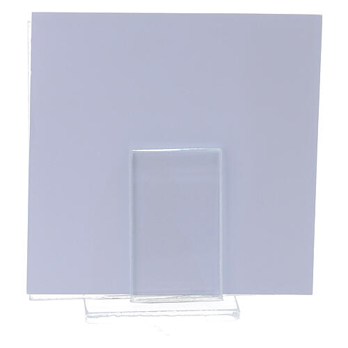 Photo frame, 50th wedding anniversary, silver laminate, 10x10 cm 3