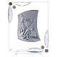 Picture with Guardian angel silver foil 6x4 in s1