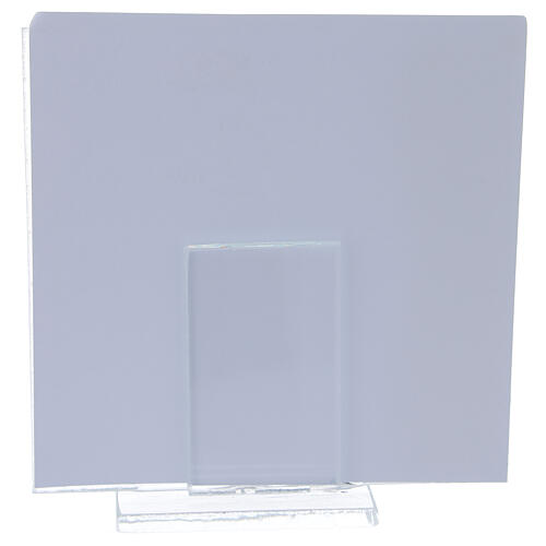 Photo frame 10x10 cm, wedding gift idea, Love, silver laminate 3