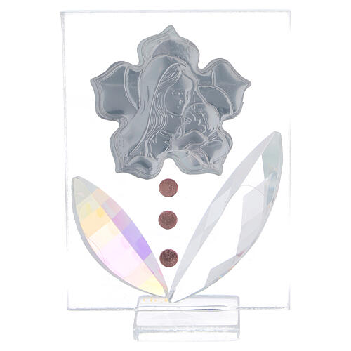Obrazek Macierzyństwo bilaminat kryształy stras różowy 10x5 cm 3