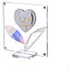 Picture heart Confirmation crystal petals 3x3 in s2