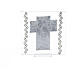 Quadretto Croce Sacra Famiglia 12x12 cm s3