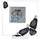 Picture glass and slate Angels and rhinestones s1