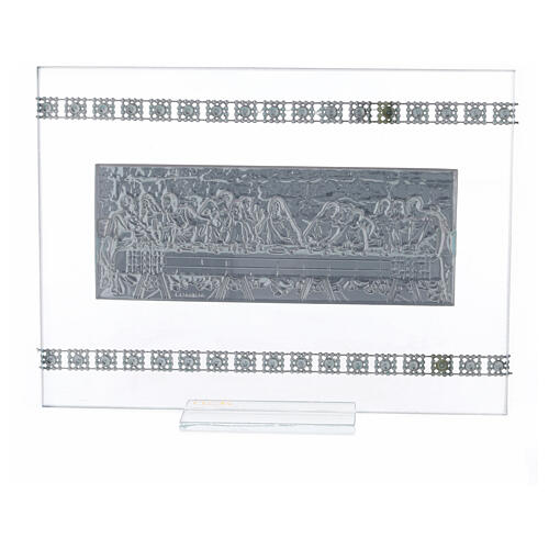 Rectangular picture of the Last Supper with rhinestones 3