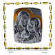 Glass picture with Holy Family and crystal decorations s1