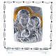 Glass picture with Holy Family and crystal decorations s1