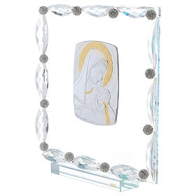 Quadro vidro e cristal maternidade