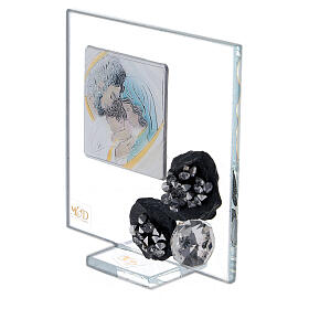 Picture of Holy Family in glass and slate
