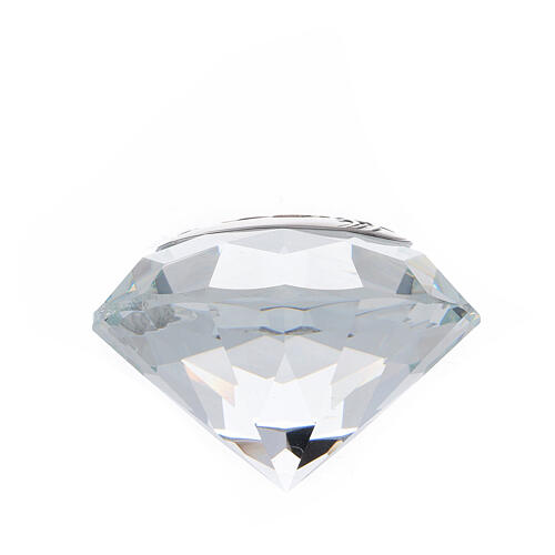 Diamant verre noces d'or souvenir 3