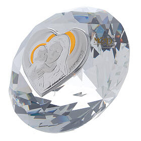 Diamond shaped favor of glass Maternity