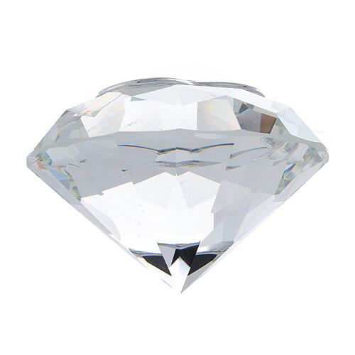 Diamond shaped favor of glass Maternity 3