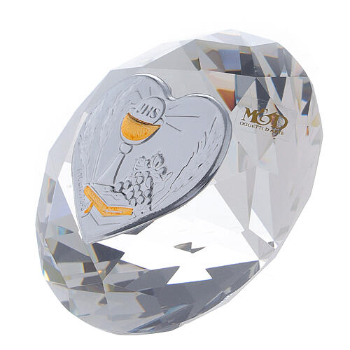 Diamond shaped favor of glass Maternity 6