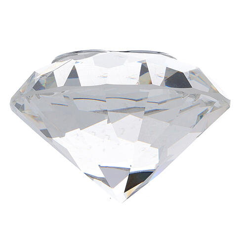 Diamond shaped favor of glass Maternity 7