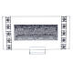 Horizontal picture Last Supper and rhinestones s1