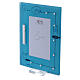 Picture frame Baptism light blue frame with rhinestones s2