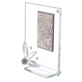 Quadro lembrancinha Sagrada Família vidro