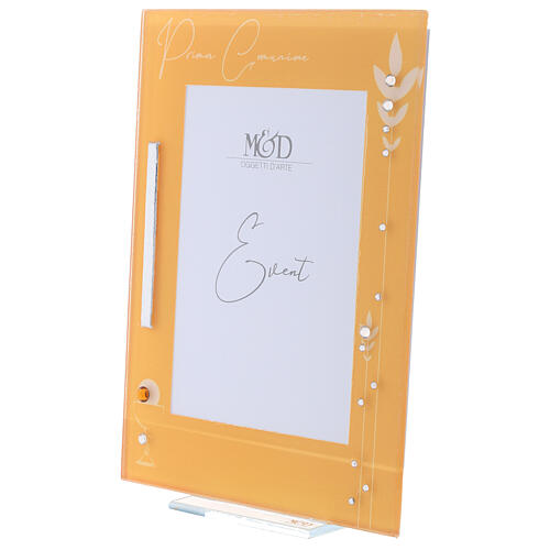 Picture frame glass yellow frame for Holy Communion 2