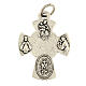 Metal cross pendant with Confirmation symbols s2