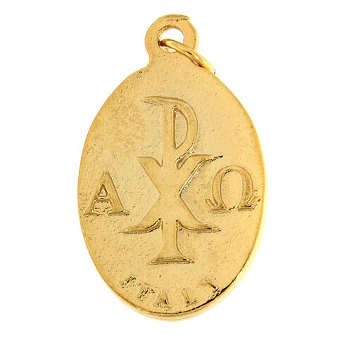 Anhänger in Form einer Medaille mit dem Symbolen der Kommunion 2