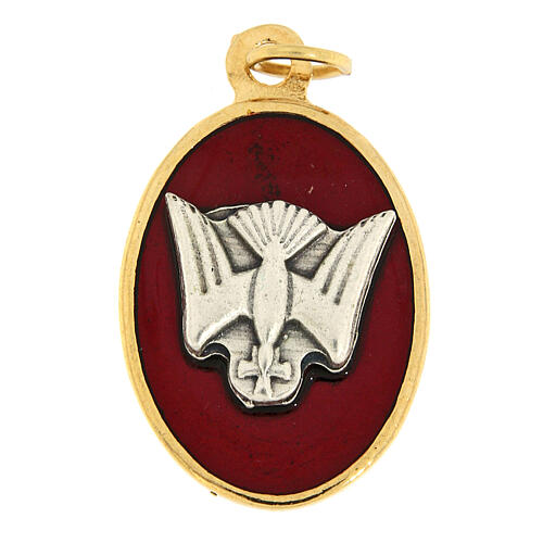 Confirmation medal with red enamel 1