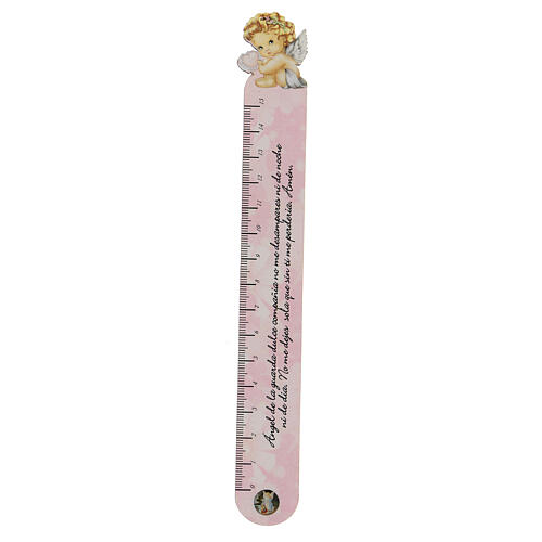 Pink ruler souvenir prayer SPA 1