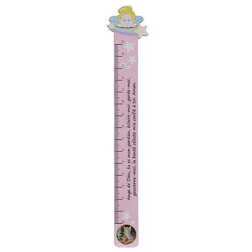 Angel of God pink ruler FRE 1