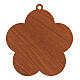 Wooden flower with prayer Guardian Angel child s3