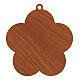 Wood flower for girl with Guardian Angel's prayer ITA s3
