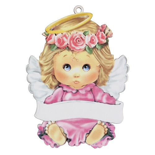 Pink angel figurine 15 cm, girl 1