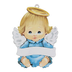 Kleines Engelchen in blau für Jungen, 15 cm