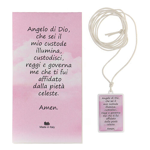 Pink Angel of God pendant 3