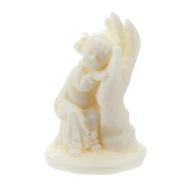 Little angel resting on hand figurine, girl version