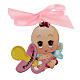 Baby top and pink bow pacifier s1